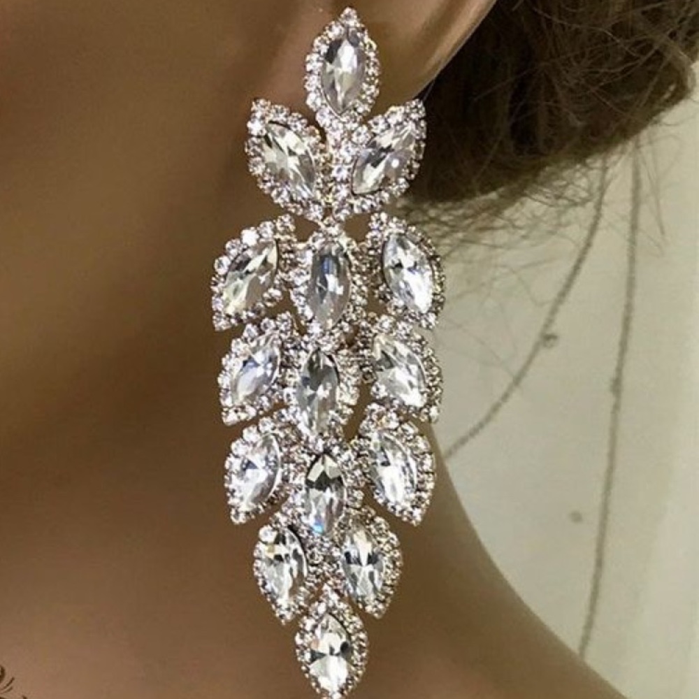 Rhinestone earrings